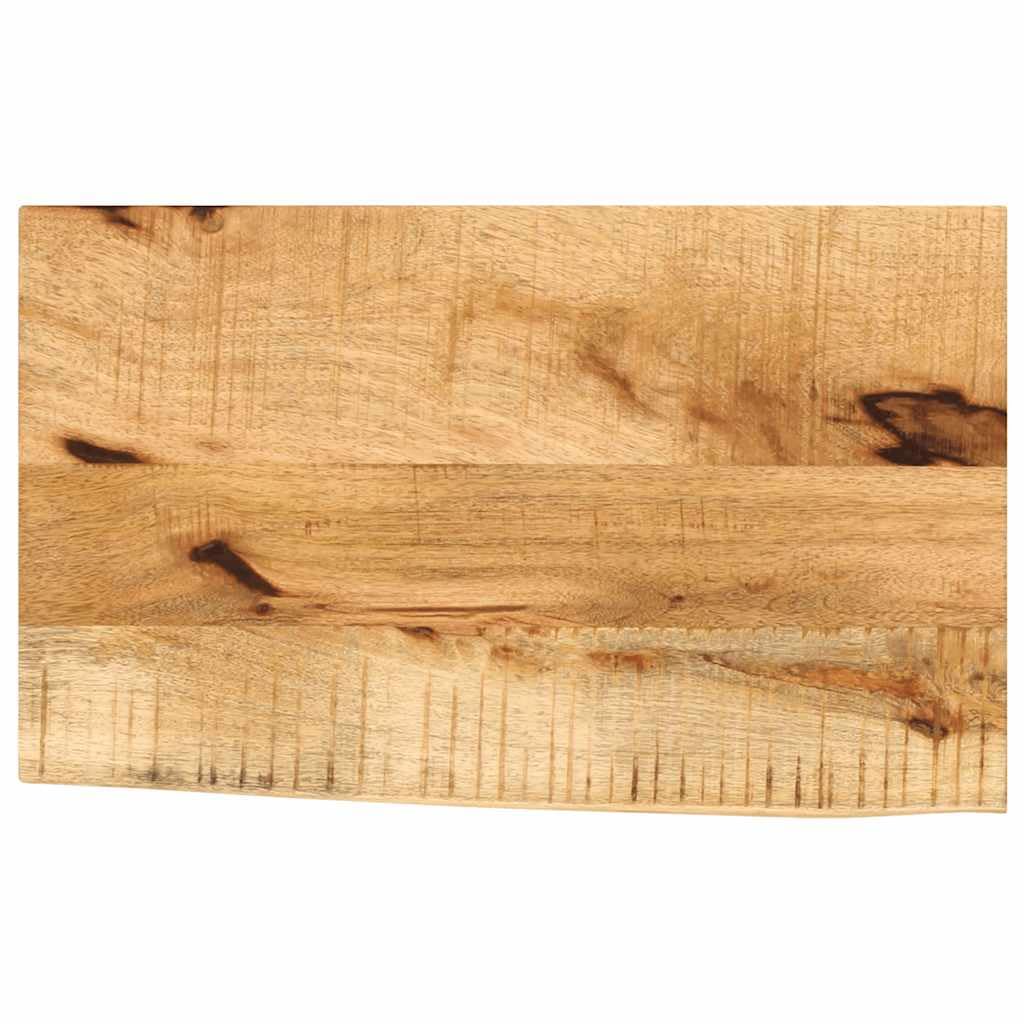 vidaXL Tafelblad met natuurlijke rand 80x20x3,8 cm massief mangohout
