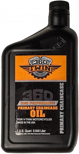 Aceite de cadena primaria de alto rendimiento para motocicletas V-Twin Harley Davidson (1 cuarto de galón)