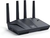 Routeur WiFi 6 GL.iNet GL-MT6000 (Flint 2) | Routeur WiFi de Jeu | 2 Ports Multi-Gig 2,5G + 4 Ports Ethernet 1G | Connectivité des appareils de Masse | OpenVpn Rapide et WireGuard | 802.11ax - 1