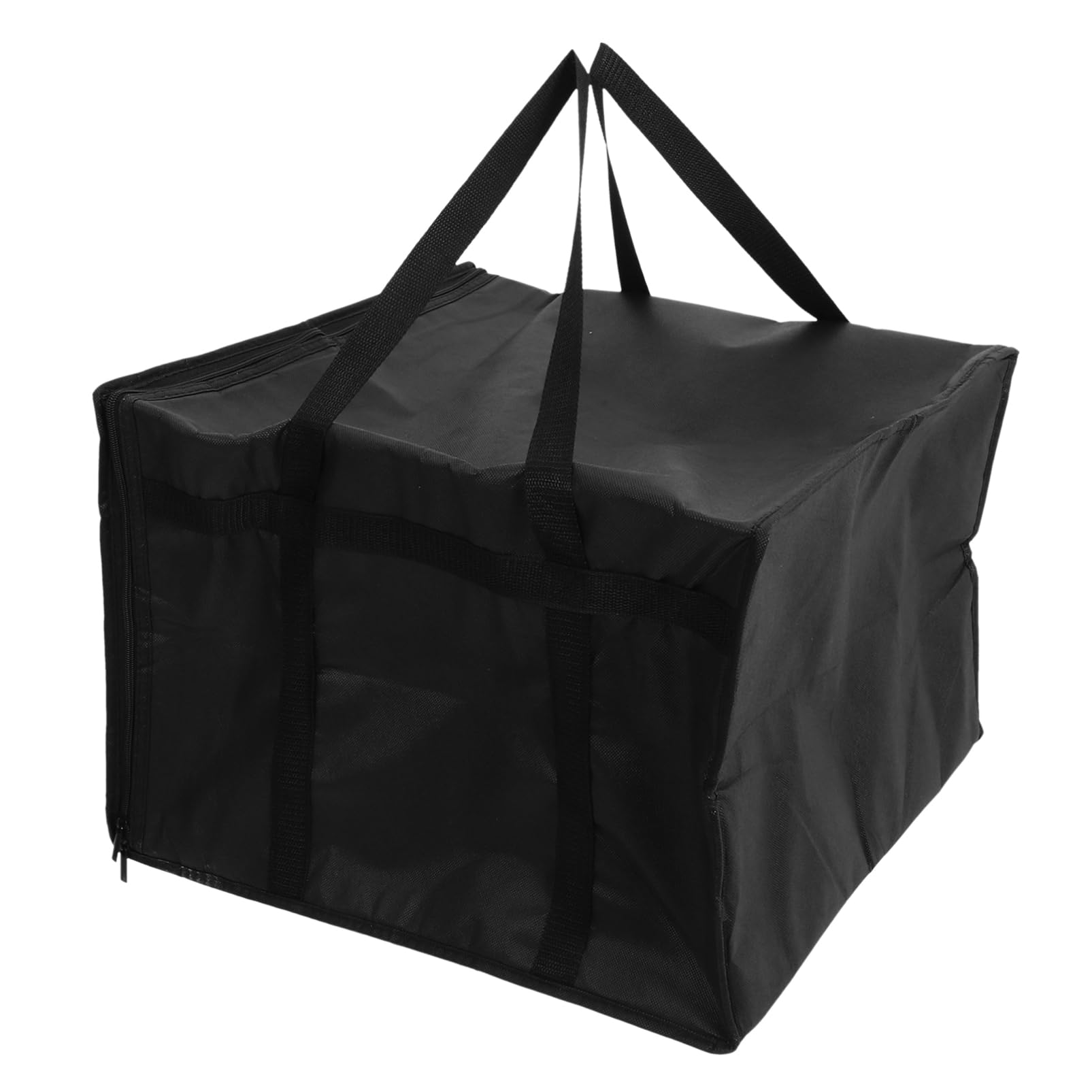 GRIRIW Insulated Pizza Bag Non-woven Large Capacity Reusable Grocery Bag for Hot Food