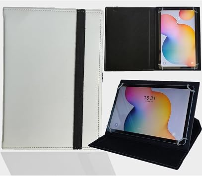 Tablet Standl   niversal Kapakl  Tablet K l f  Beyaz Huawei Matepad 11.5s Papermatte Edition ile uyumlu