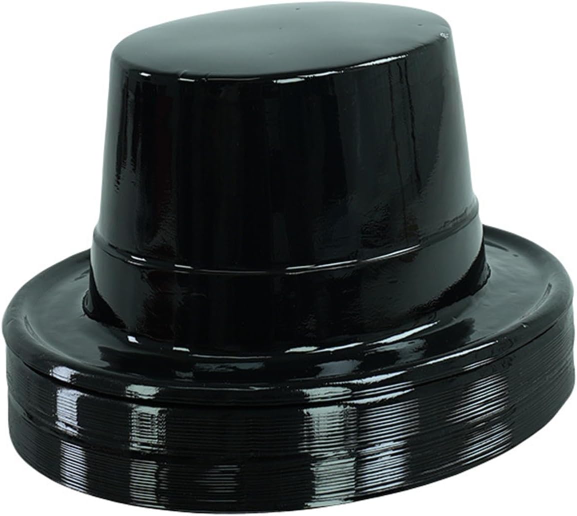 Fashionable PVC Top Hats Traditional Cosplay Hat Costume Accessory Perfect for Cosplay Parties and Photo Props Sparkling Hat