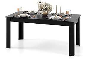 Giantex 6-Person Dining Table: The Epitome of Farmhouse Elegance