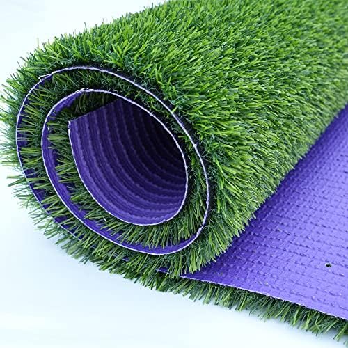 turfloid Deluxe Artificial Grass Turf, 3 ft x 5ft Extra-Dense Realistic Synthetic Lush Fake Grass Carpet Lawn