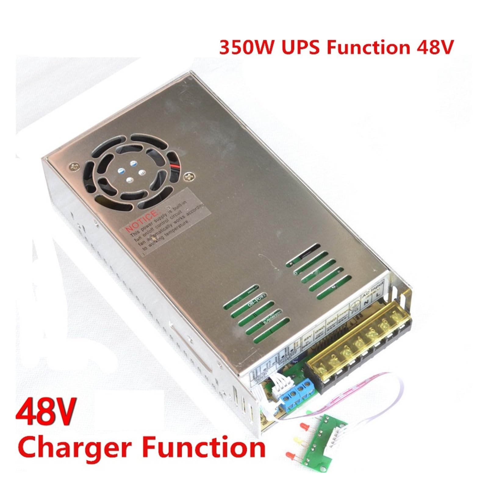 Zasilacz impulsowy DC 12V 24V 48V Ładowarka akumulatorów UPS 350W do kamer monitorujących bezpieczeństwo Pojedyncze wyjście Niezawodność(12V)