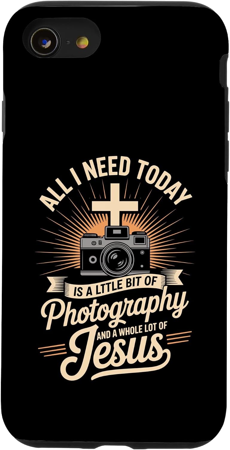 Funny Photography Art for Men Women DSLR Camera Photographer Case for iPhone SE (2020) / 7/8