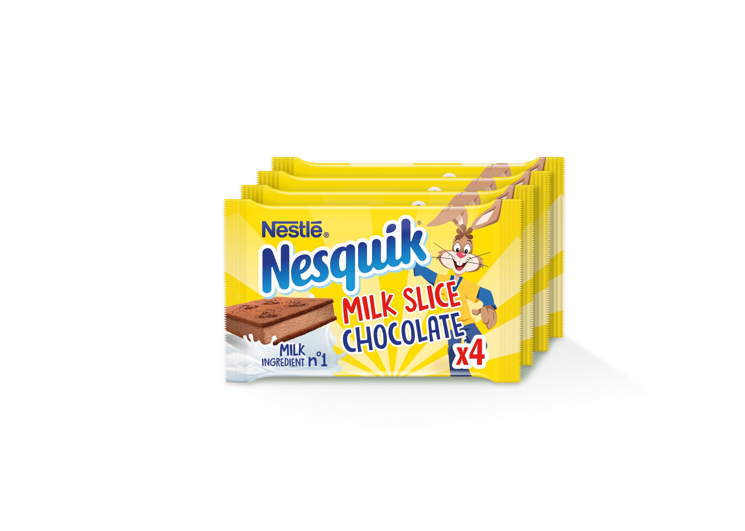 Nesquik Chocolate Milk Slices, 4 x 26g