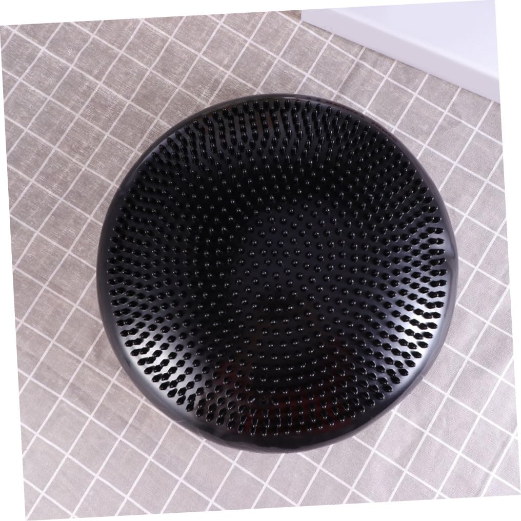Cuscino Equilibrio Gonfiabile Disco Bilanciamento Nero in Pvc | Ragazzo Ragazza, con Pompa Manuale Inclusa, Formato Extra Spesso, Uso Yoga e Allenamento Colore Casuale
