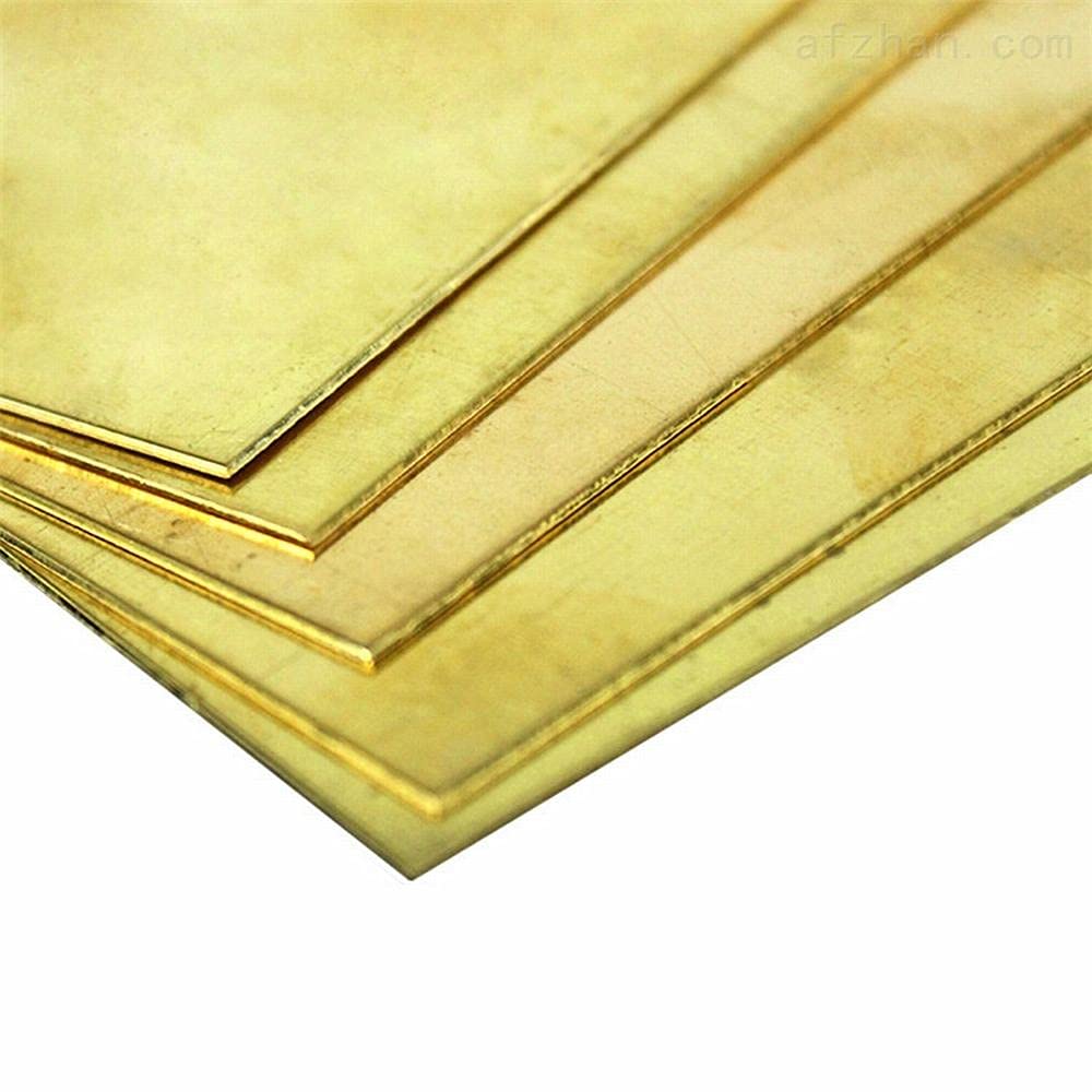 Blechplatte Aus Messing