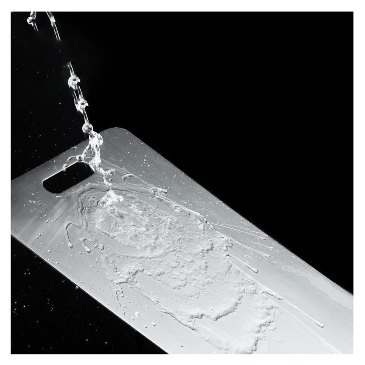 Chopping Board,304 Stainless Steel Cutting Board Chopping Boards Kitchen 46x30cm, Thickness 2mm Vegetable Meat Cutting Board 1PC