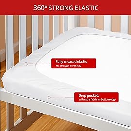 Pack and Play Sheets Fitted, Breathable Thick Playard Lovely Print Cover 39275 Compatible with Graco Pack n Play, Elephant