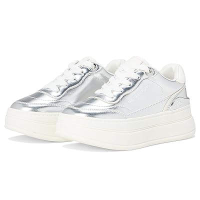 MICHAEL Michael Kors Kids Hayes (Little Kid/Big Kid) Girls Shoes Silver/White