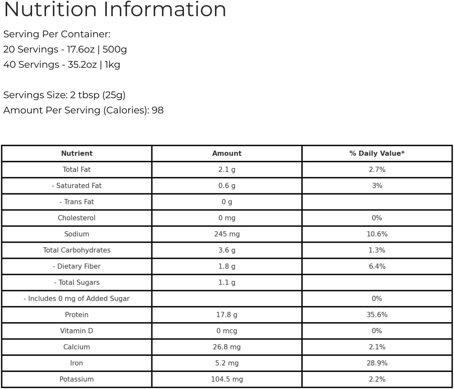 Tropeaka Plant Based Lean Protein Powder for Smoothies & Shakes - Chocolate - Vegan Protein for Men & Women, Gluten Free, Dairy Free, Non-GMO, 17.6oz (20 Servings)