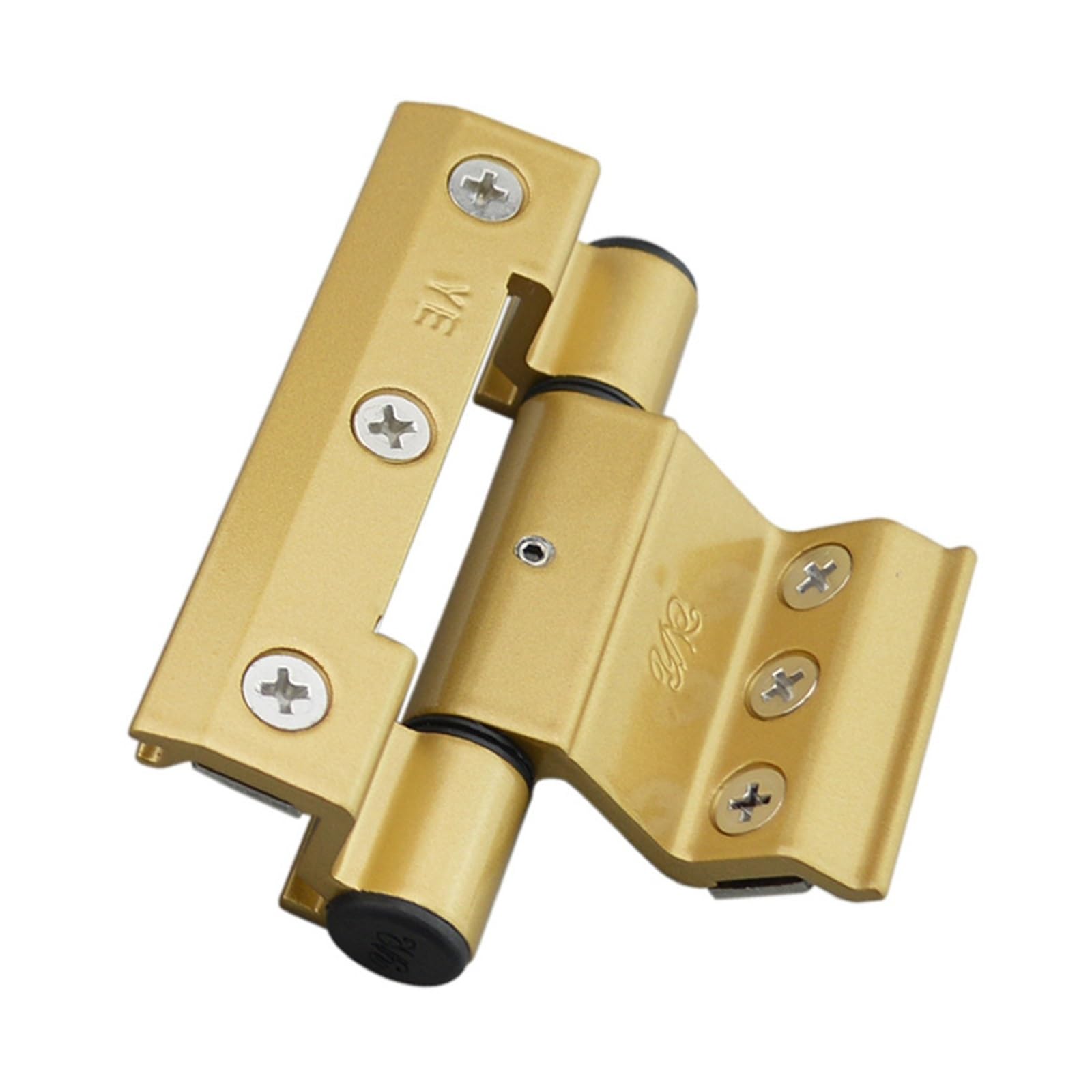 Window Hinge 90 mm Aluminum Casement Alloy PVC Window Hinge Hidden Black Folding Hinges(Other)