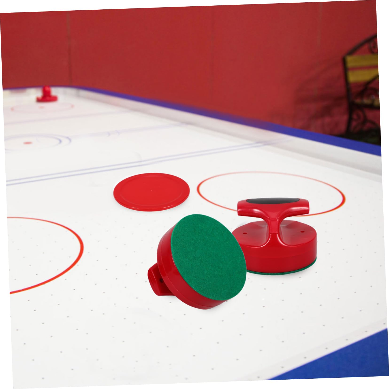 VICASKY Lot de 3 palets de hockey sur glace en plastique pour jeux de hockey sur glace - Accessoires d'expédition - Palets et palets de hockey sur glace