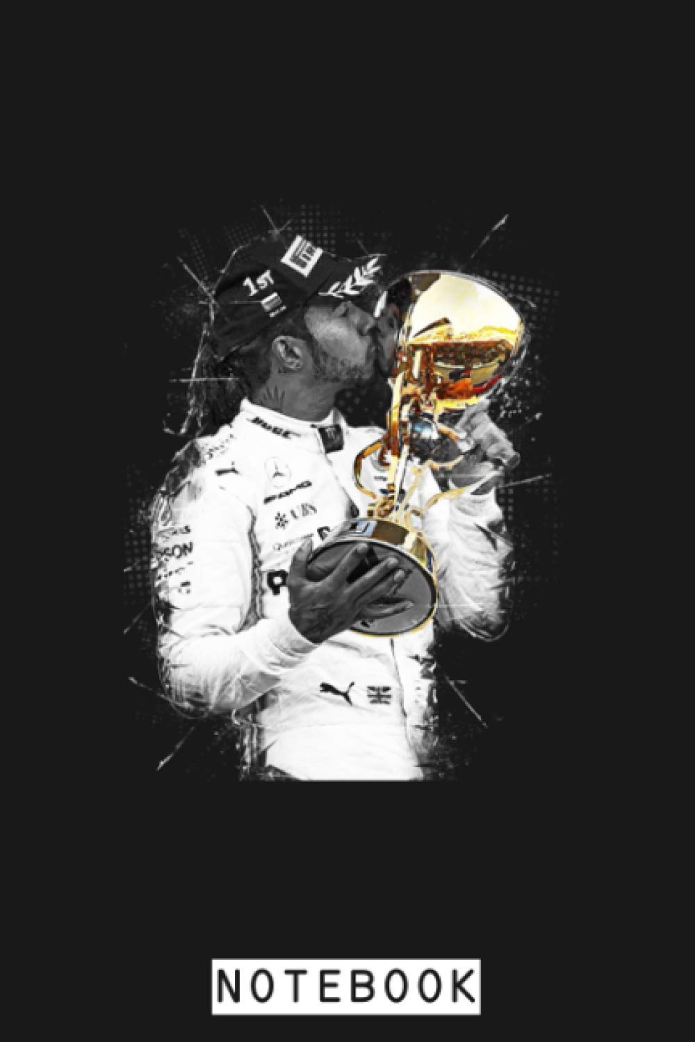 Lewis Hamilton Notebook: Planner, Diary, Journal, Matte Finish Cover, Lined College Ruled Paper, 6x9 120 Pages