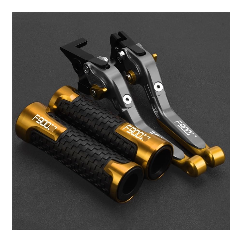 PLIQVBN Clutch Brake shafts for F900XR F 900XR F900 XR f900xr Motorcycle CNC Aluminum Adjustable Brake Clutch Levers Hand Handlebar Grips Ends