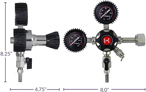 Miniatura 5 de Kegco LHU52 - Regulador de CO2, 1 producto