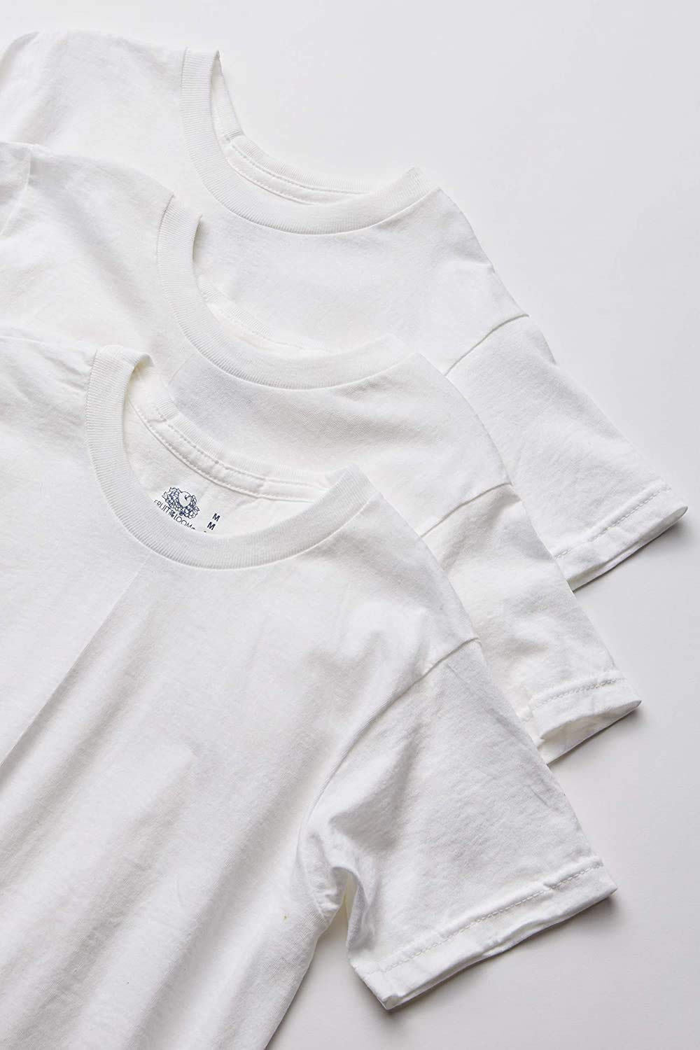 Fruit of the Loom Maglietta a maniche corte da ragazzo Solid Multi-Color Soft Crew