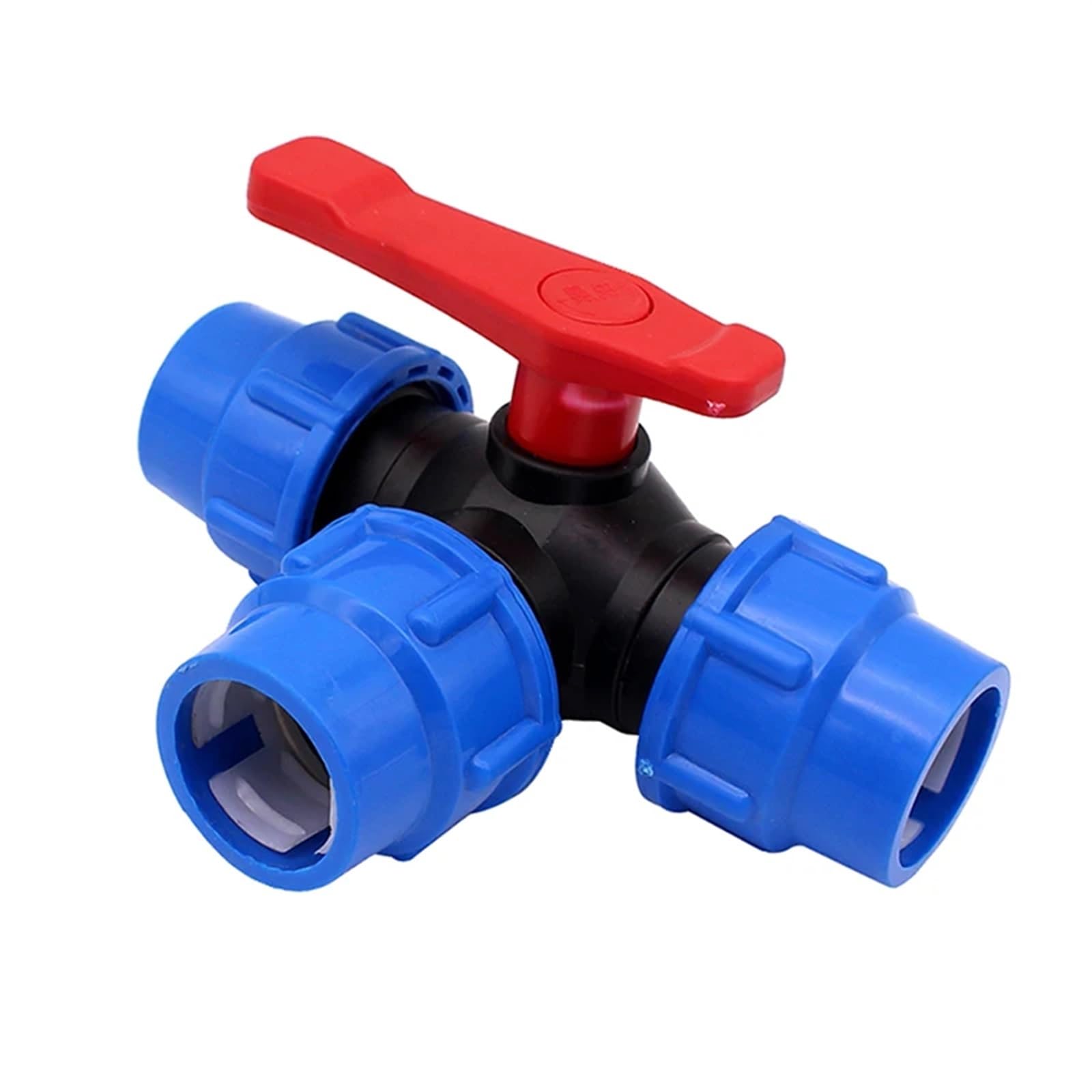 Accesorio para tubería de agua PE con válvula de bola de 1 pulgada