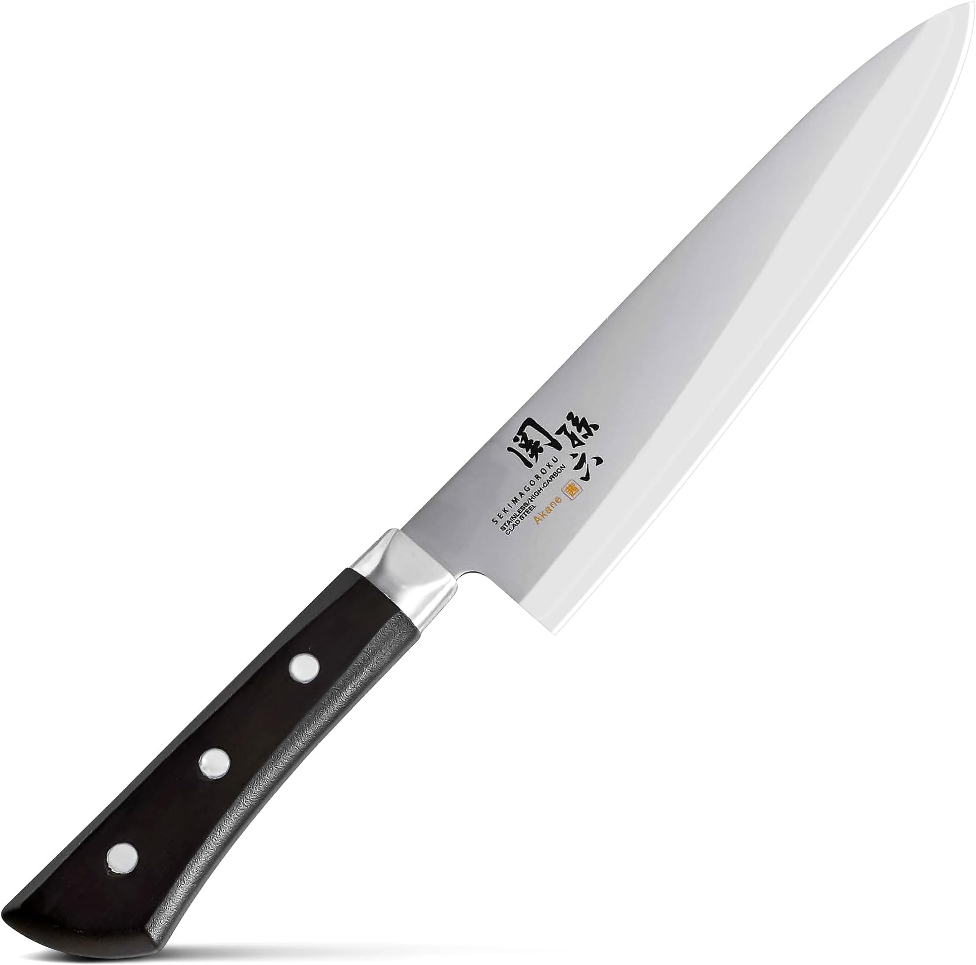 Kai Corporation AE2907 Gyu's Knife, Seki Sonroku Akii, 7.1 inches (180 mm), Made in Japan, Dishwasher Safe, Easy to Clean