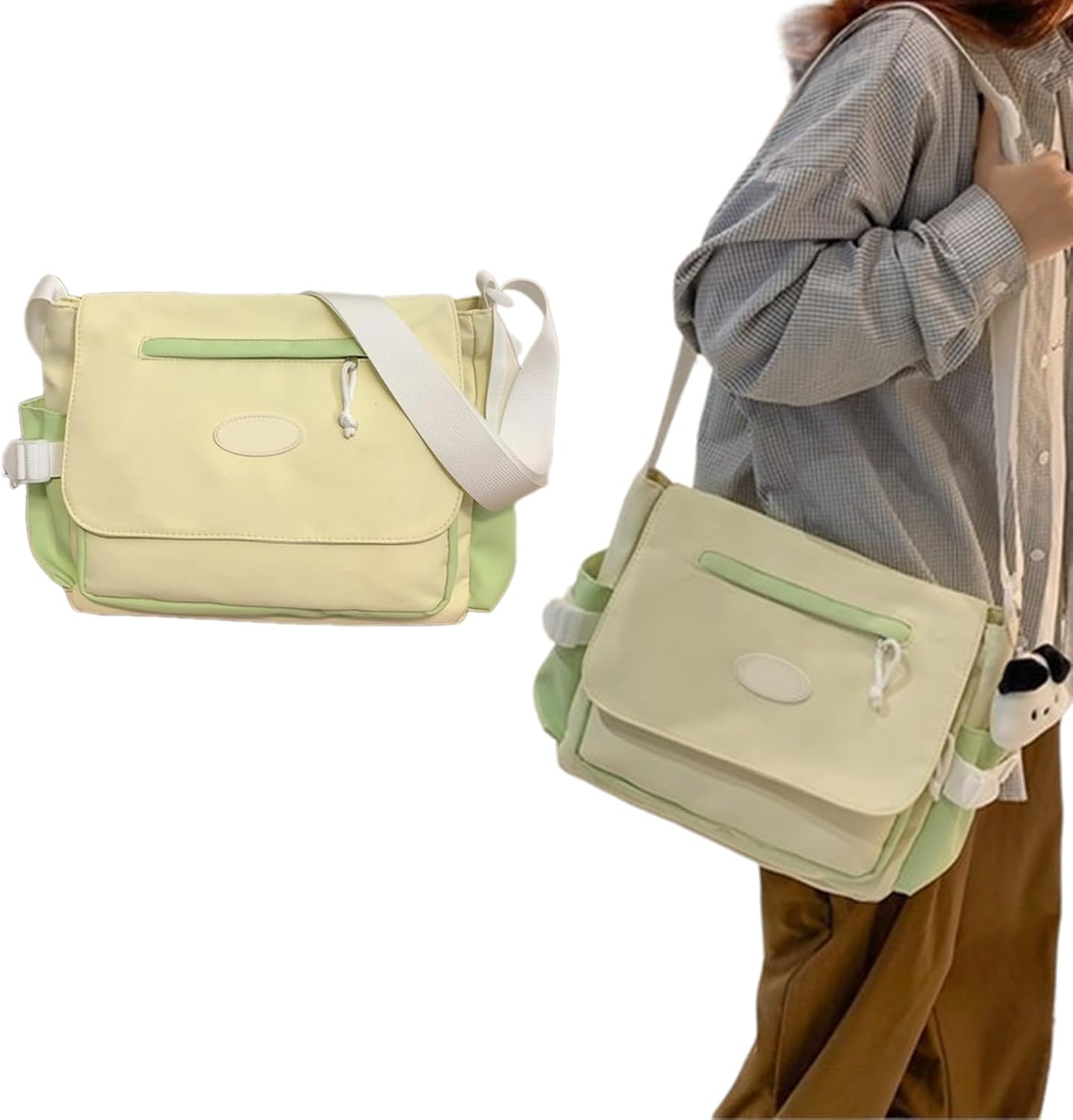 Fashion Bag Simple Book Bags Shoulder Crossbody Bags for Girls Versatile Messenger Large Capacity Travel Versatile Bag for Sh