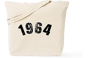 1964 Vintage Reusable Natural Beige Canvas Shopping Bag