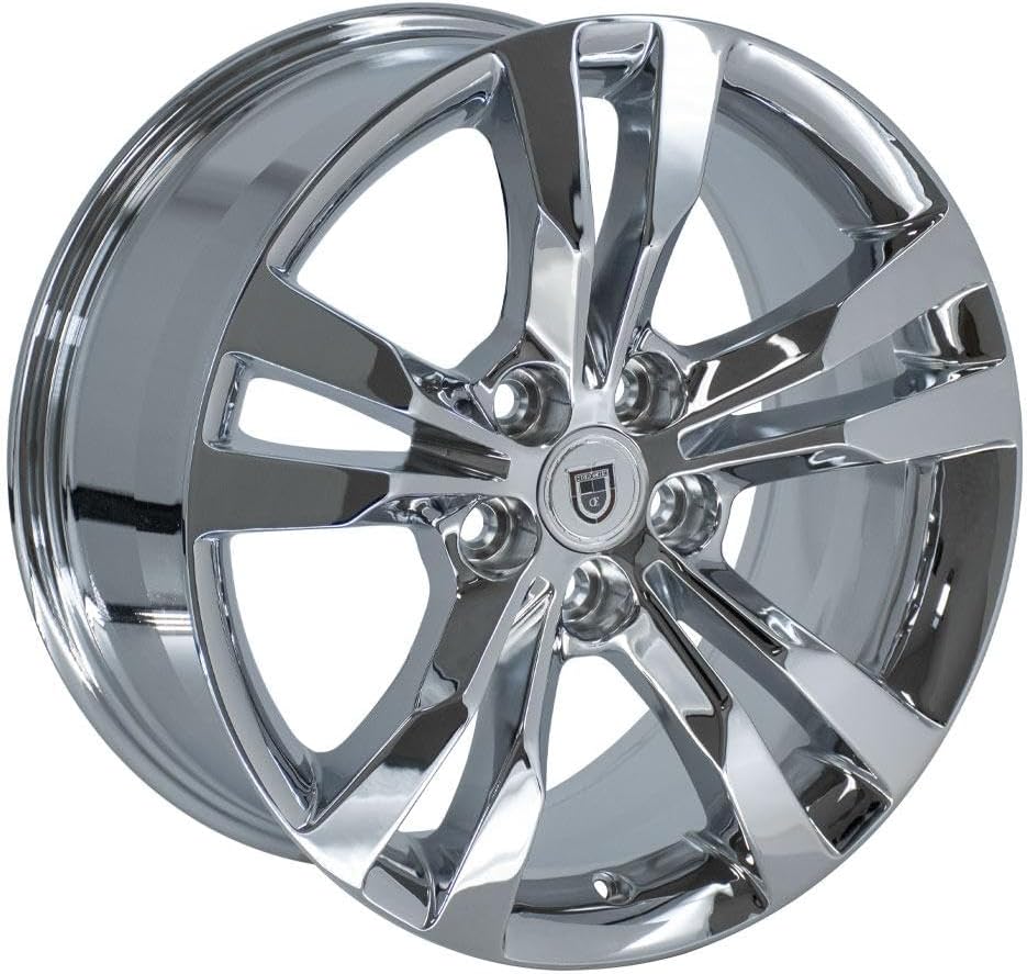 OE Wheels CA15A 18 Inch Rim Fits CTS Style 5x115 18x8.5 Chrome - Hollander 4717 (1)