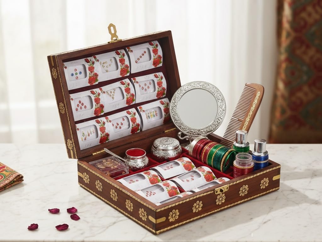 KULIA Set di bindi di design con punti rotondi e pietre multicolore per donne e ragazze, collezione tradizionale indiana di abbigliamento da sposa e da festa. Confezione da 8 bindi per la fronte.