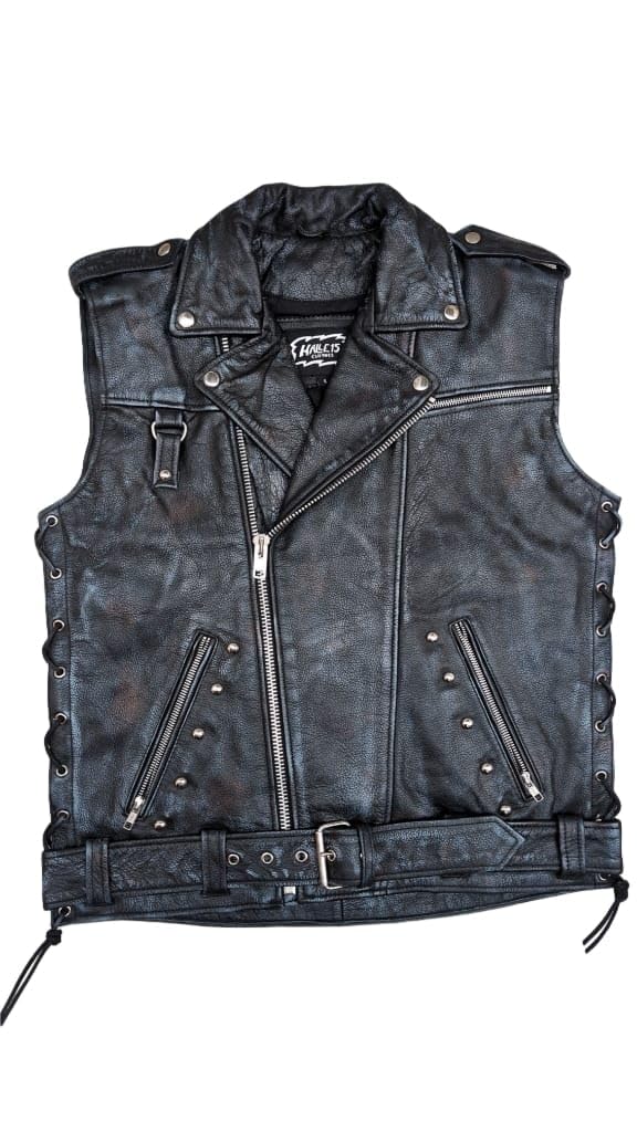 Halle15Clothes - Steampunk Lederweste - Lederkutte