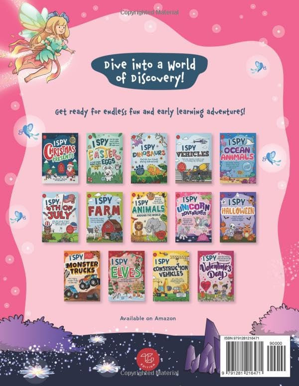 Image of I Spy Unicorn Adventures: Find Unicorns, Princesses and Fairies on a Magical Journey! A Cute Search and Find Unicorn Book for Toddlers (I Spy Books for Toddlers)