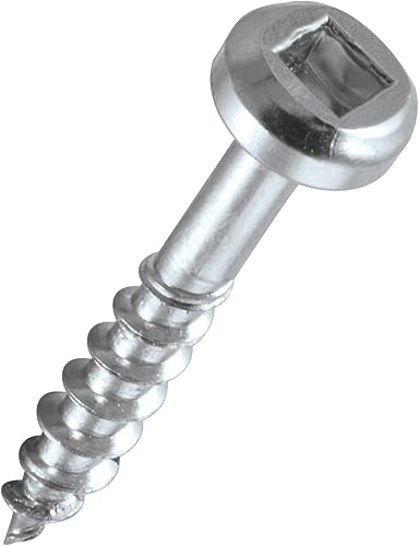 Miniatura 8 de Tornillos Trend para agujeros de bolsillo para maderas duras y blandas, paquete de selección de 850, tornillos cuadraditos con recubrimiento de zinc