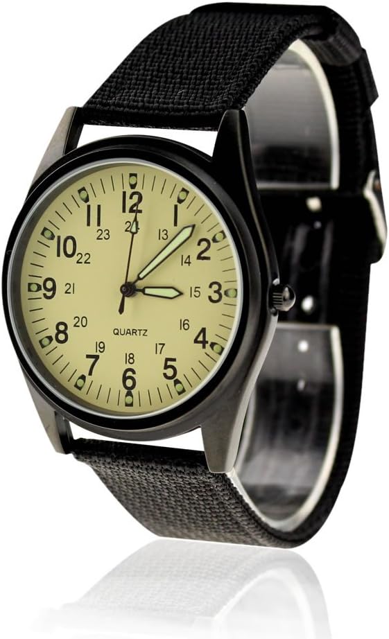 P104IP-Black/Light Yellow - Black Wrist Watch