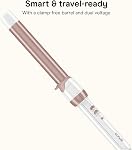 Conair Double Ceramic Curling Wand; 1-inch; White/Rose Gold