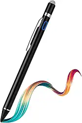Caneta Stylus para Lenovo Tab P11/P12 - Lápis EVACH de ponta fina de alta precisão com tampa de tecido magnético 2 em 1 sensível, ideal para escrever e desenhar, caneta fina ativa para Lenovo Tab
