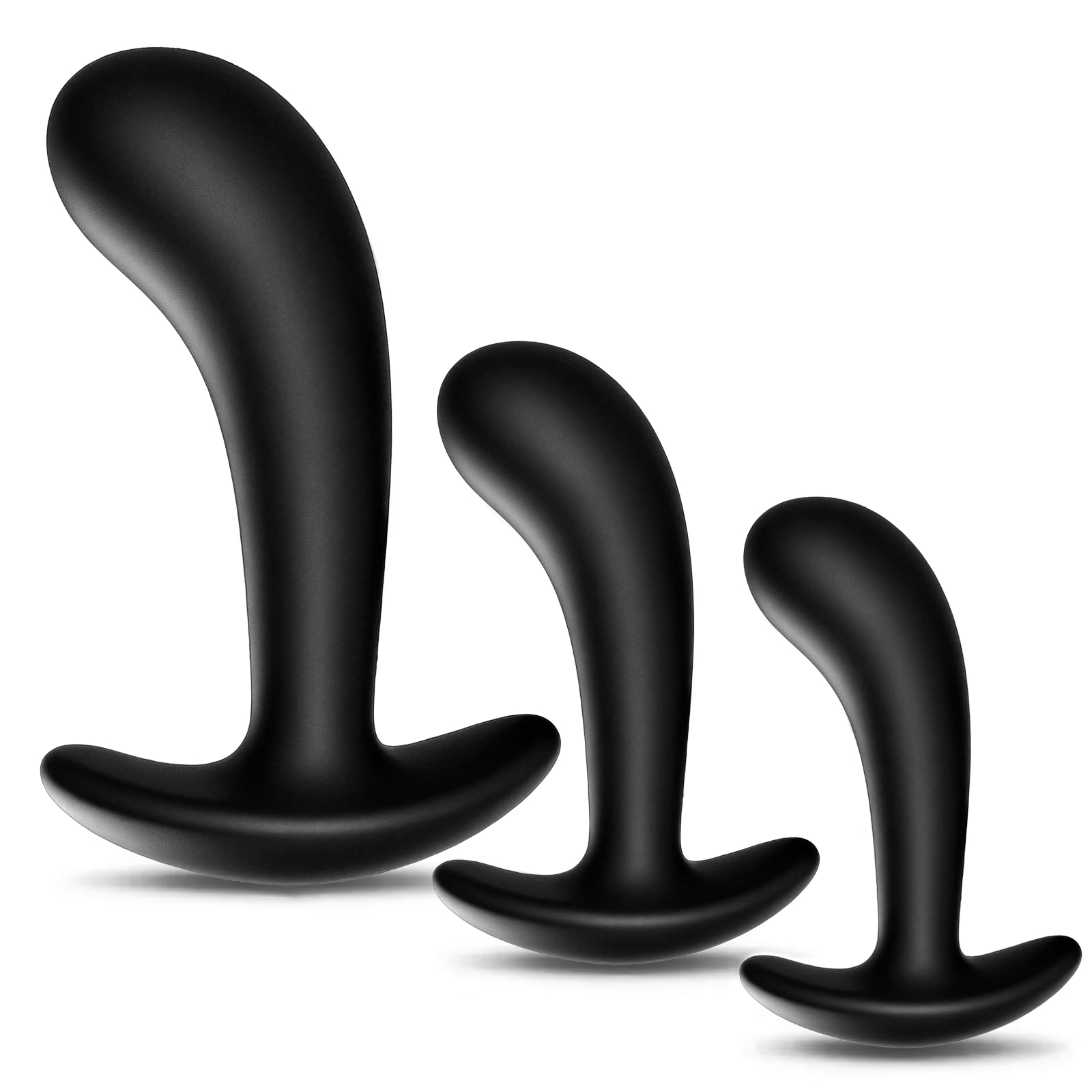 3PCS Plug Analesex Sex Toys Plug Anale-Dilatatore Donna Uomo Sexytoysys Donna Coppia Dilatatore Ano Giochi Erotiici per Coppie Silico Butt Plug Dilatatori Anali Grande Medio Piccolo Anal Plug Sex Toy