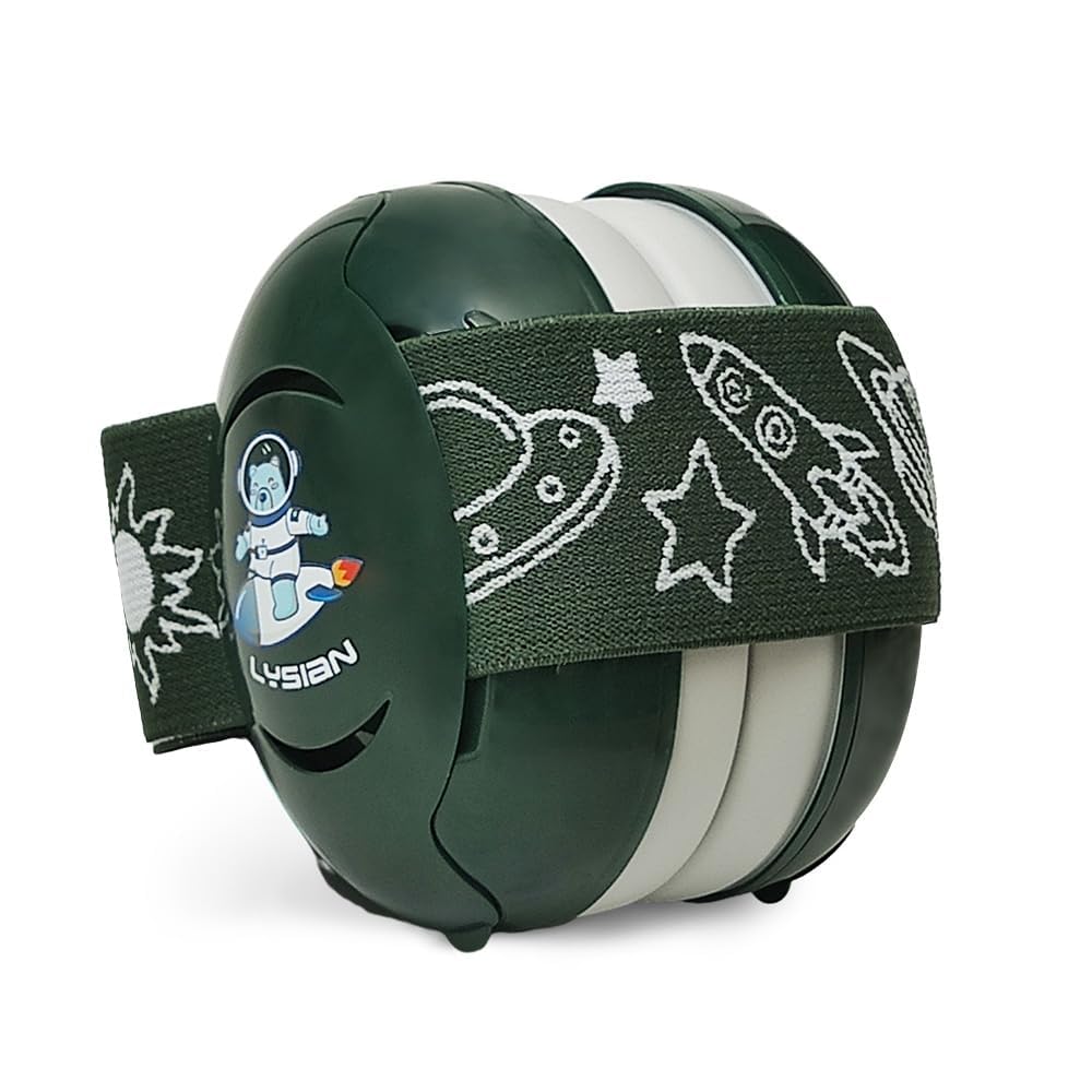 LYSIAN Baby Noise Reduction Earmuffs, 25dB Noise Cancelling Headphones for Infants & Kids, Perfect for Sleep, Travel, Airplanes, Concerts,