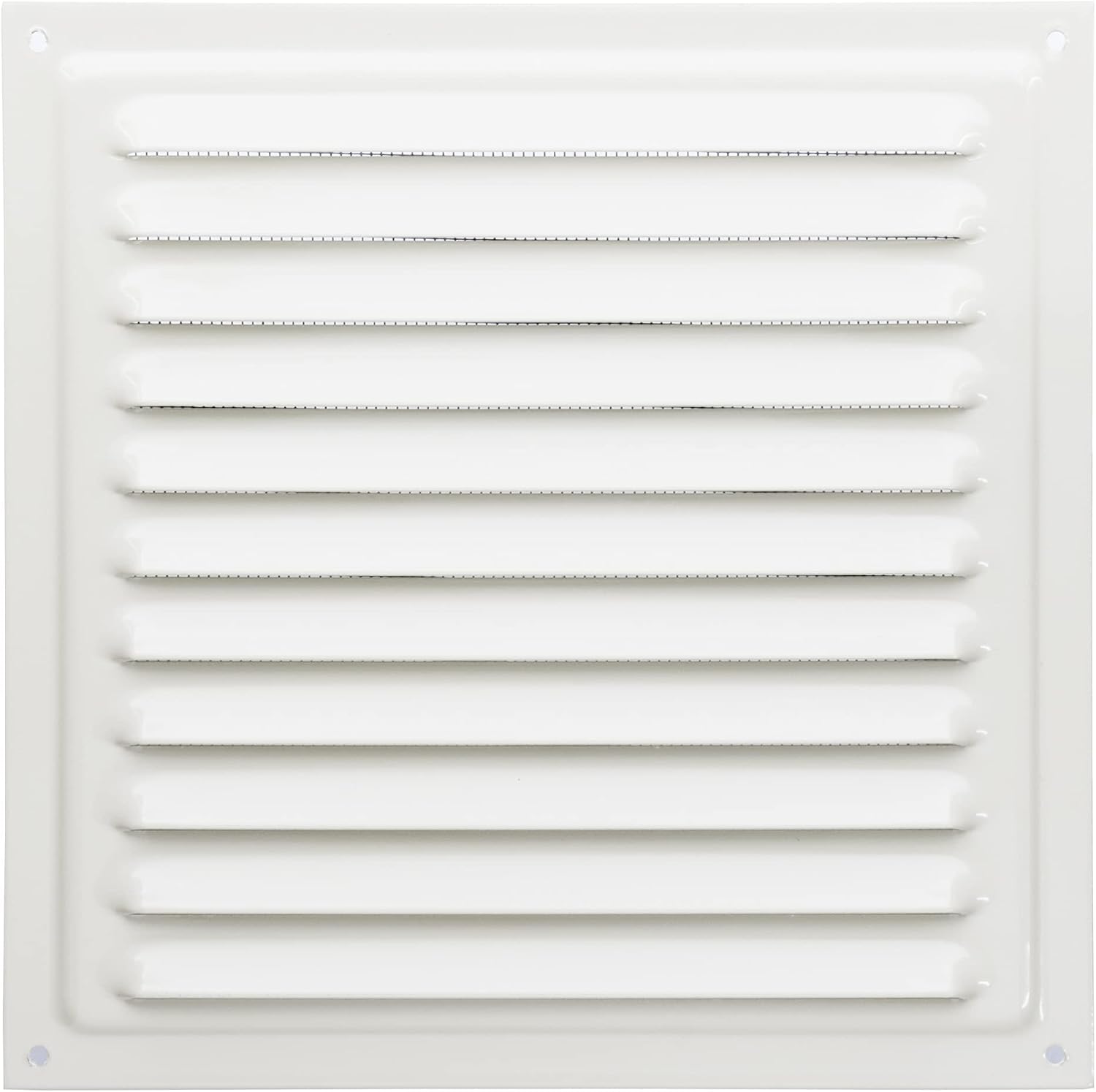 Grille de ventilation métal 20x20cm Blanc Nordborn