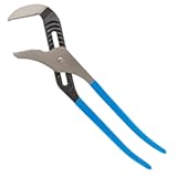 480 BIGAZZ Tongue and Groove Pliers &vert; 20&period;25-Inch Straight Jaw Groove Joint Plier &vert; 5&period;5-Inch Jaw Capacity &vert; Laser Heat-Treated 90° Teeth&vert; Forged High Carbon Steel &vert; Made in USA