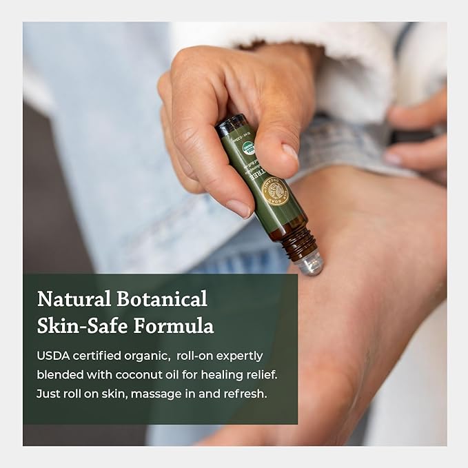 Aceite esencial de árbol de té orgánico roll-on 10 ml miniatura 4