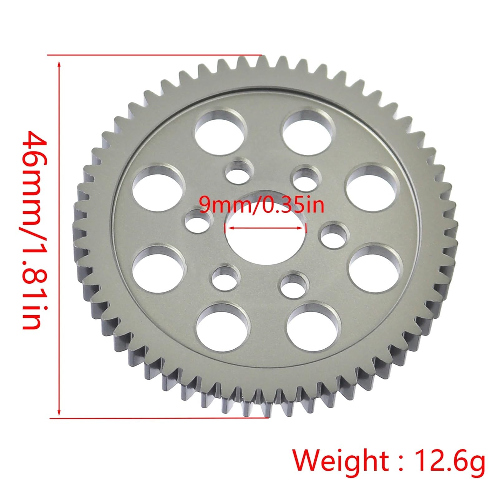 Per Axial Per SCX10 Per Traxxas Per TRX4 Per LCG 1/10 RC Parti Automobili Lega 56T Principale Spur Gear 2. Cambio Basso Trasmissione Dedicato Ricambi Modellini RC