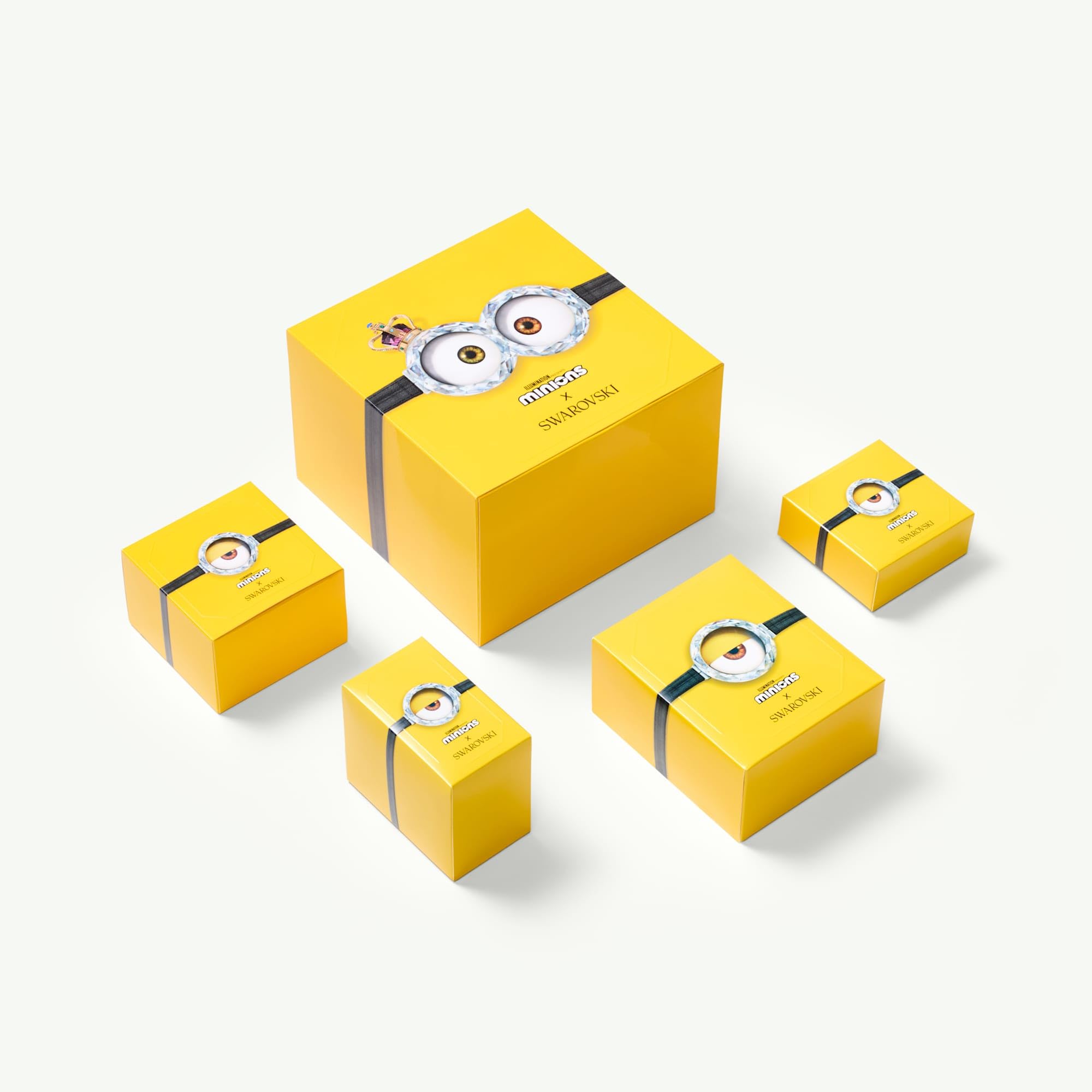 Swarovski Custodia per smartphone High, Minions, iPhone® 17, Giallo