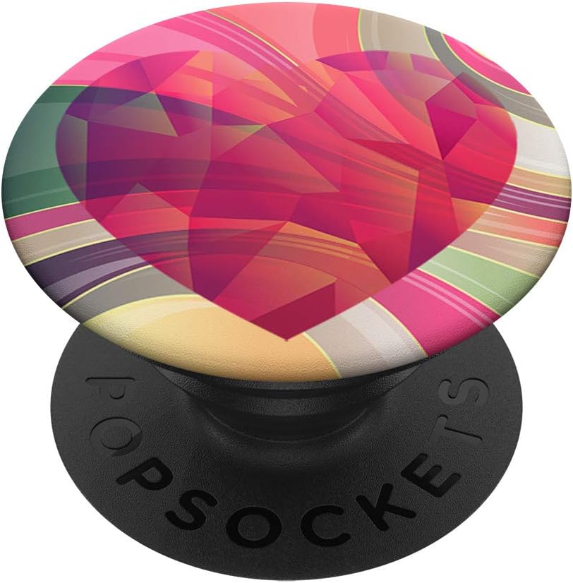 Heart Gift Ideas - Fun Abstract Pink Art Phone Accessory