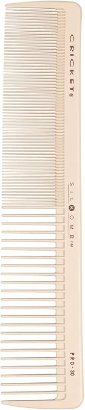 Silkomb Pro-30 Power Hair Cutting Comb - Silicone-Injected, Seamless Teeth with Dual Tooth Pattern for Precision Cutting, Styling, Ideal for All Hair Types