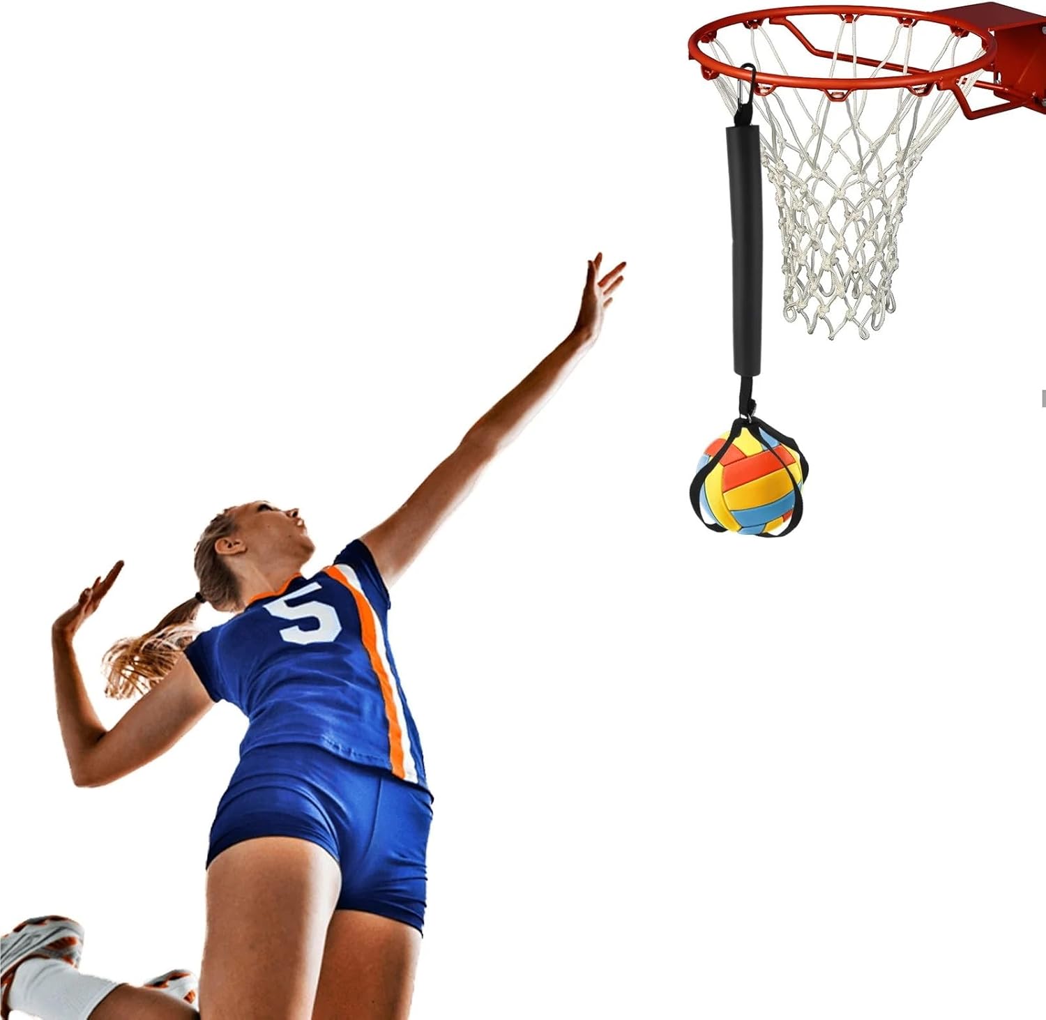 2set Volleyball Training Band Mini Indoor Basketball Shooting Skill Development Exercise Plaything