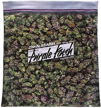 steelplant Purple Kush Stash - Baggie of Cannabis Weed Pillowcase
