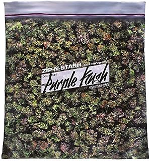 steelplant Purple Kush Stash - Baggie of Cannabis Weed Pillowcase