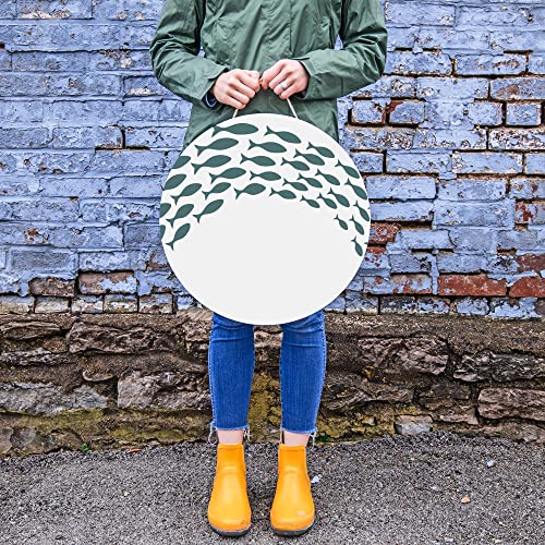 School Of Fish Stencil - Reusable Stencils For Painting - Mylar Stencil For Crafts And Decorations #TOP6