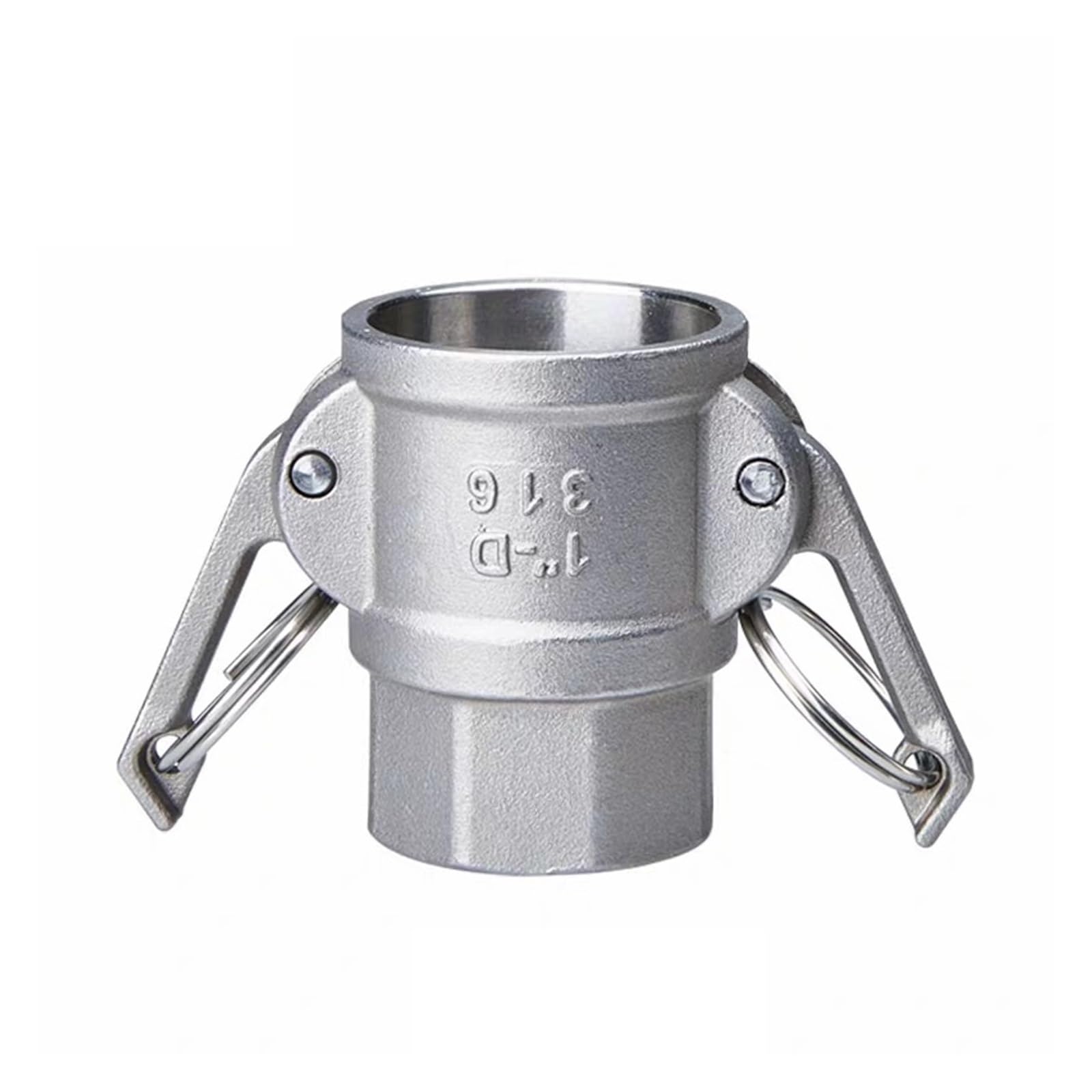 BSPT 1/2" 3/4" 1" 1-1/4" 1-1/2" 2" SS304 Edelstahl Homebrew Camlock Fitting Adapter Barb Camlock Quick Disconnect(D Type,2")