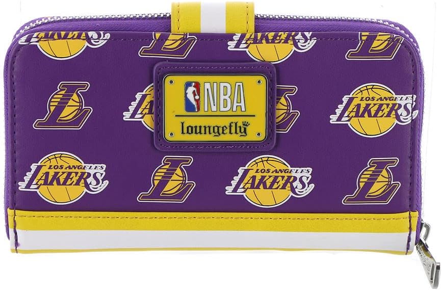 Loungefly NBA: Los Angeles Lakers Logo Snap Wallet
